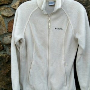 Columbia Cream Fleece Jacket